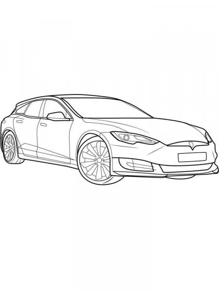 76 Cool Tesla Coloring Pages Printable 44