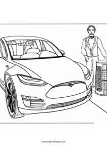 76 Cool Tesla Coloring Pages Printable 57