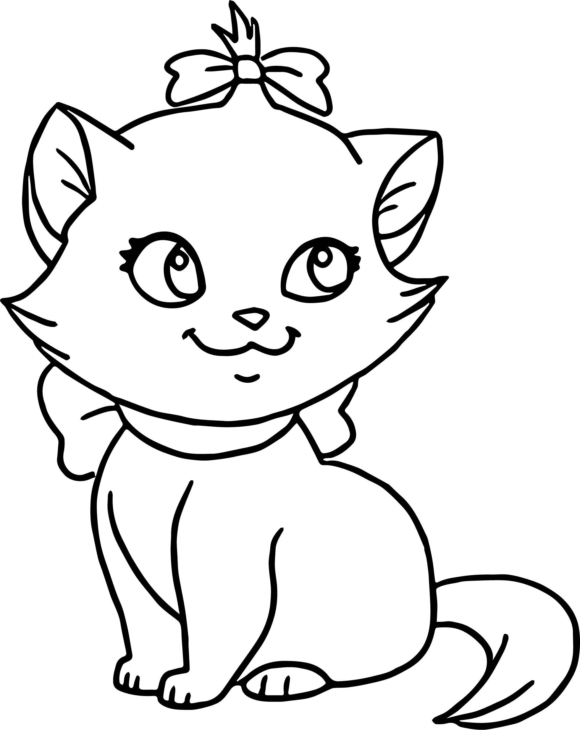 76 Kitten Coloring Pages Printable 17