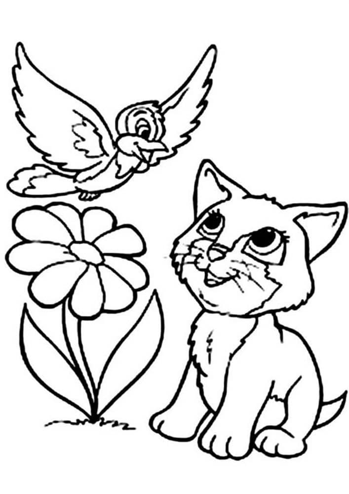 76 Kitten Coloring Pages Printable 19