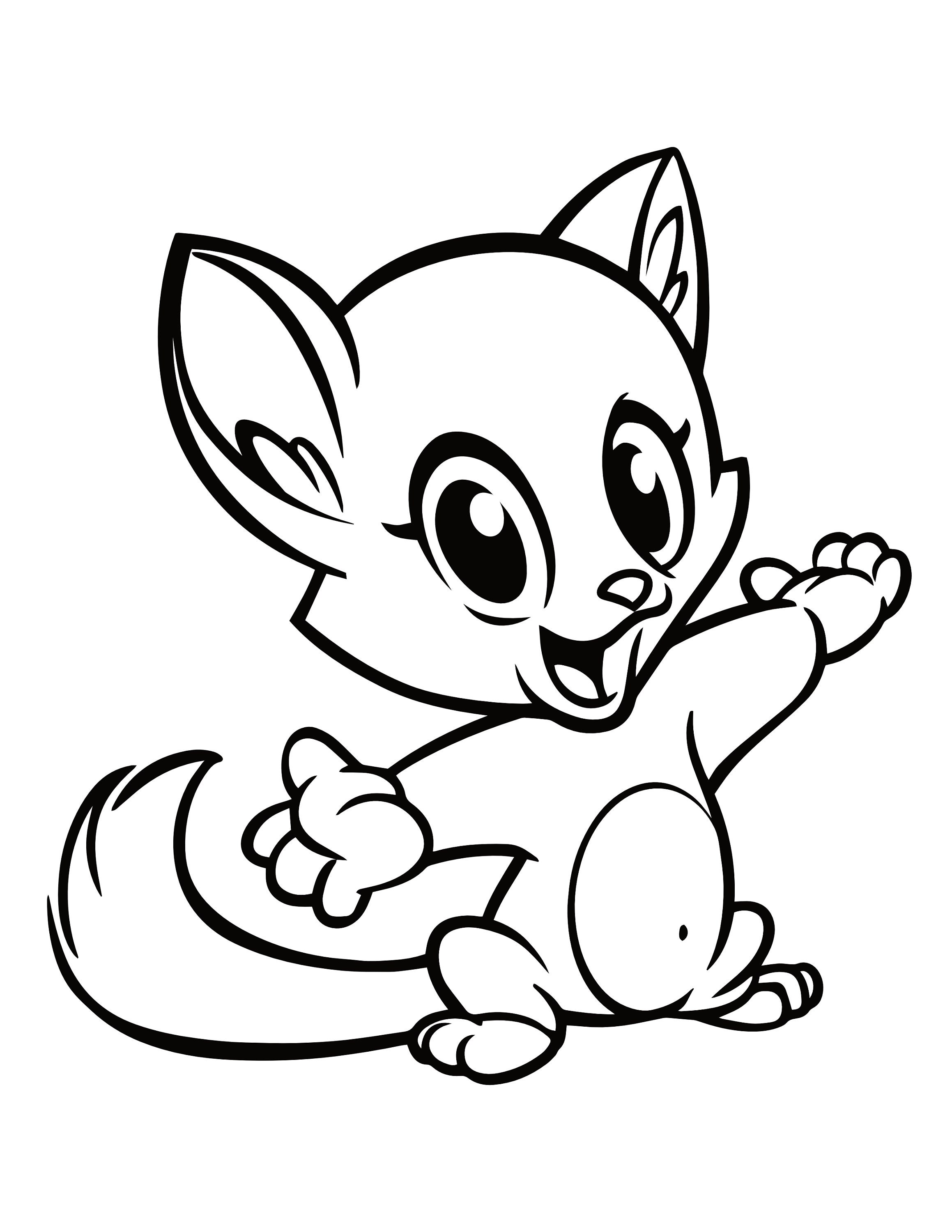 76 Kitten Coloring Pages Printable 20