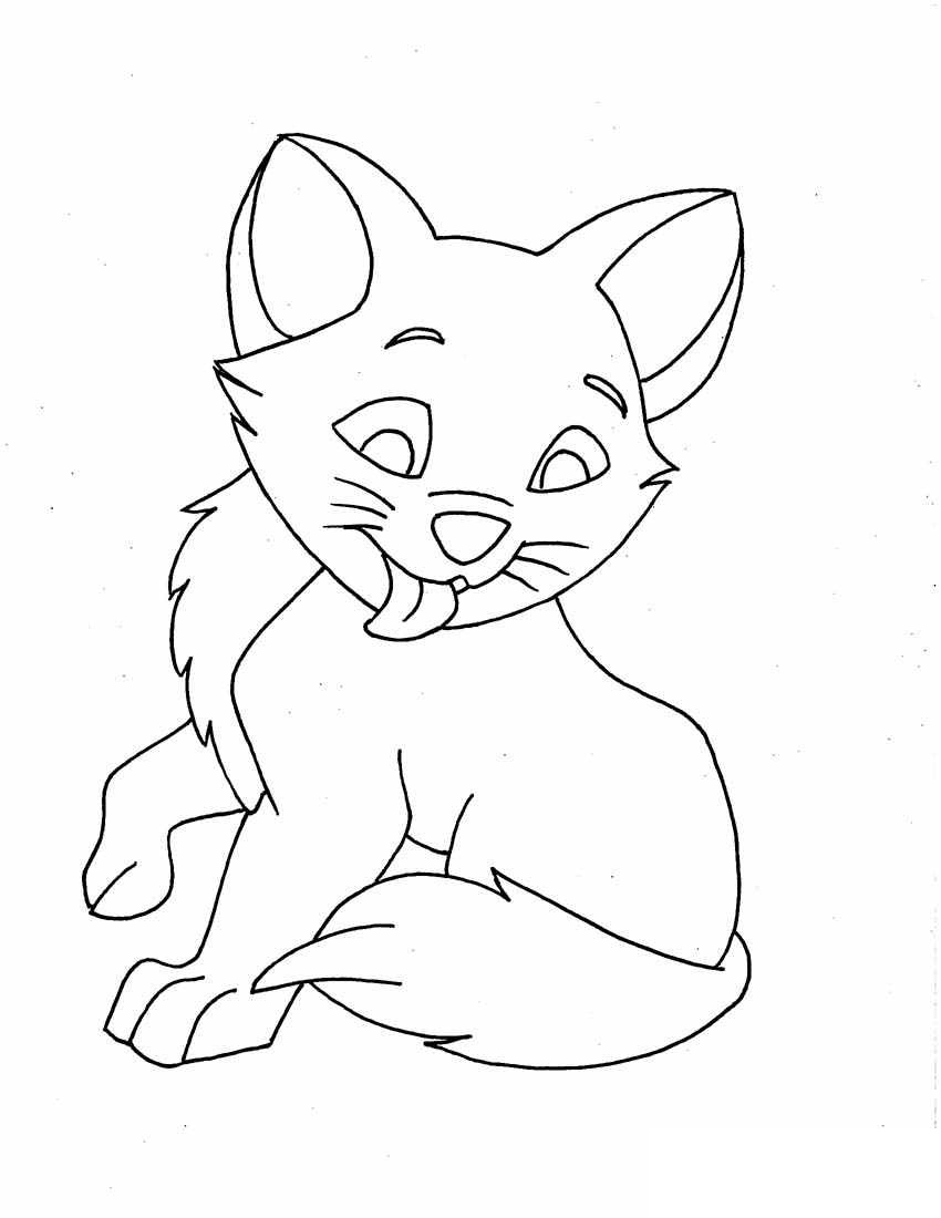 76 Kitten Coloring Pages Printable 21