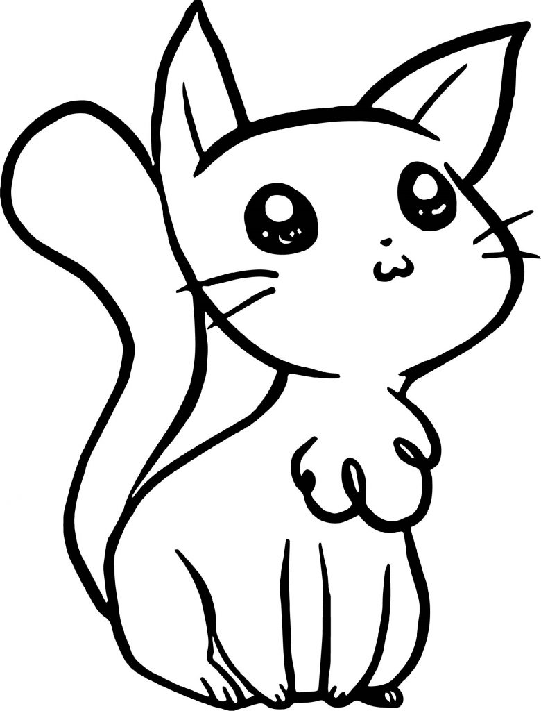 76 Kitten Coloring Pages Printable 3