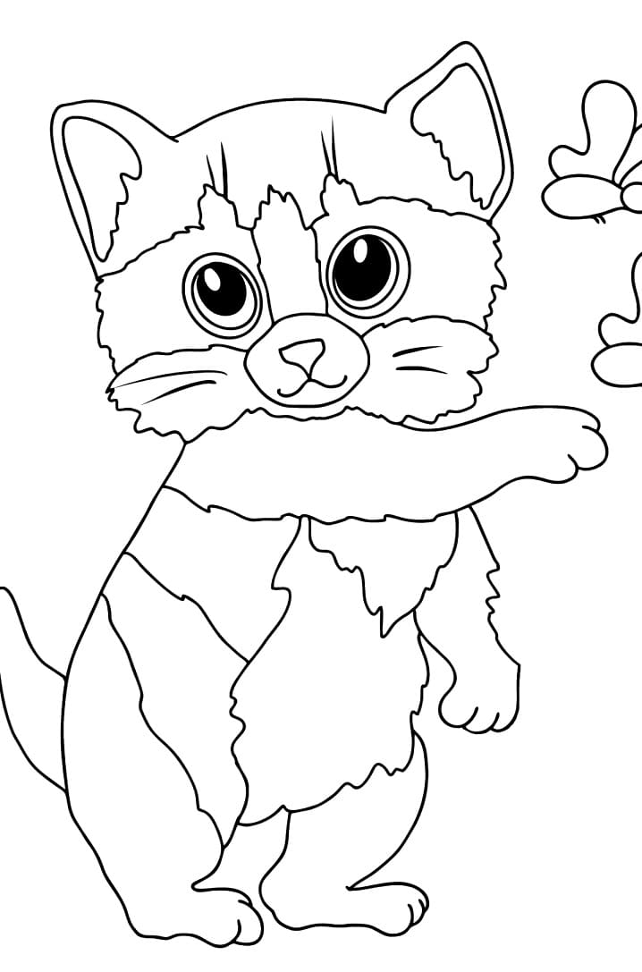 76 Kitten Coloring Pages Printable 39