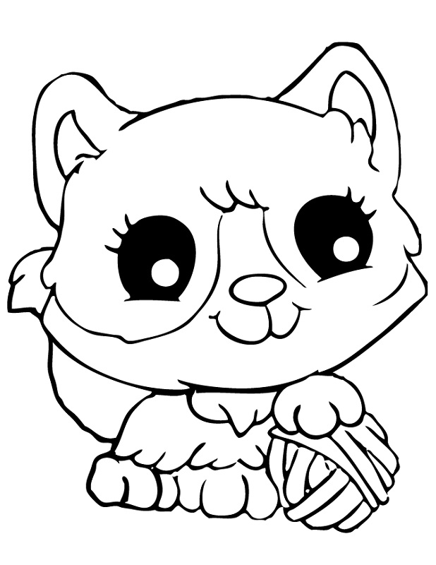 76 Kitten Coloring Pages Printable 4