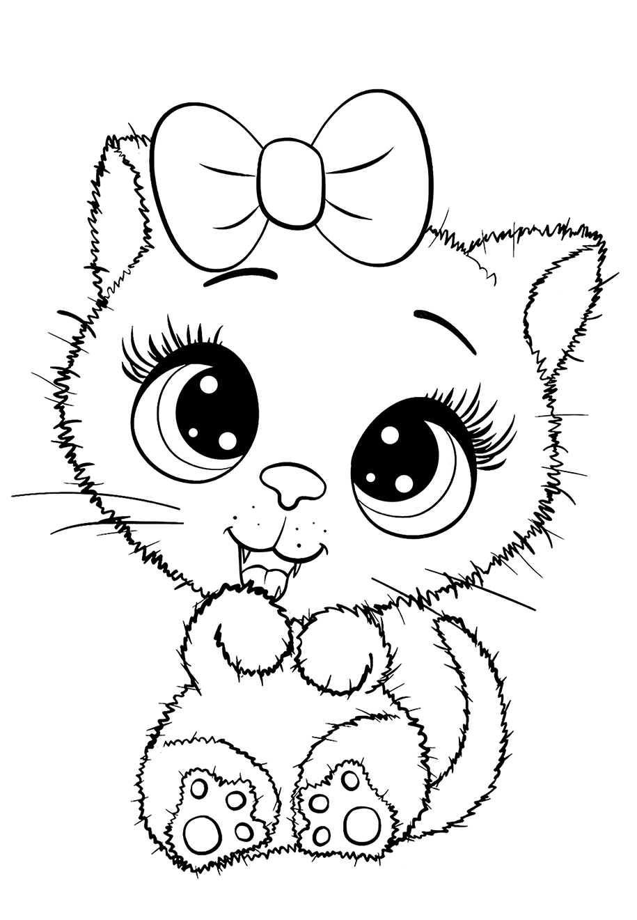 76 Kitten Coloring Pages Printable 42