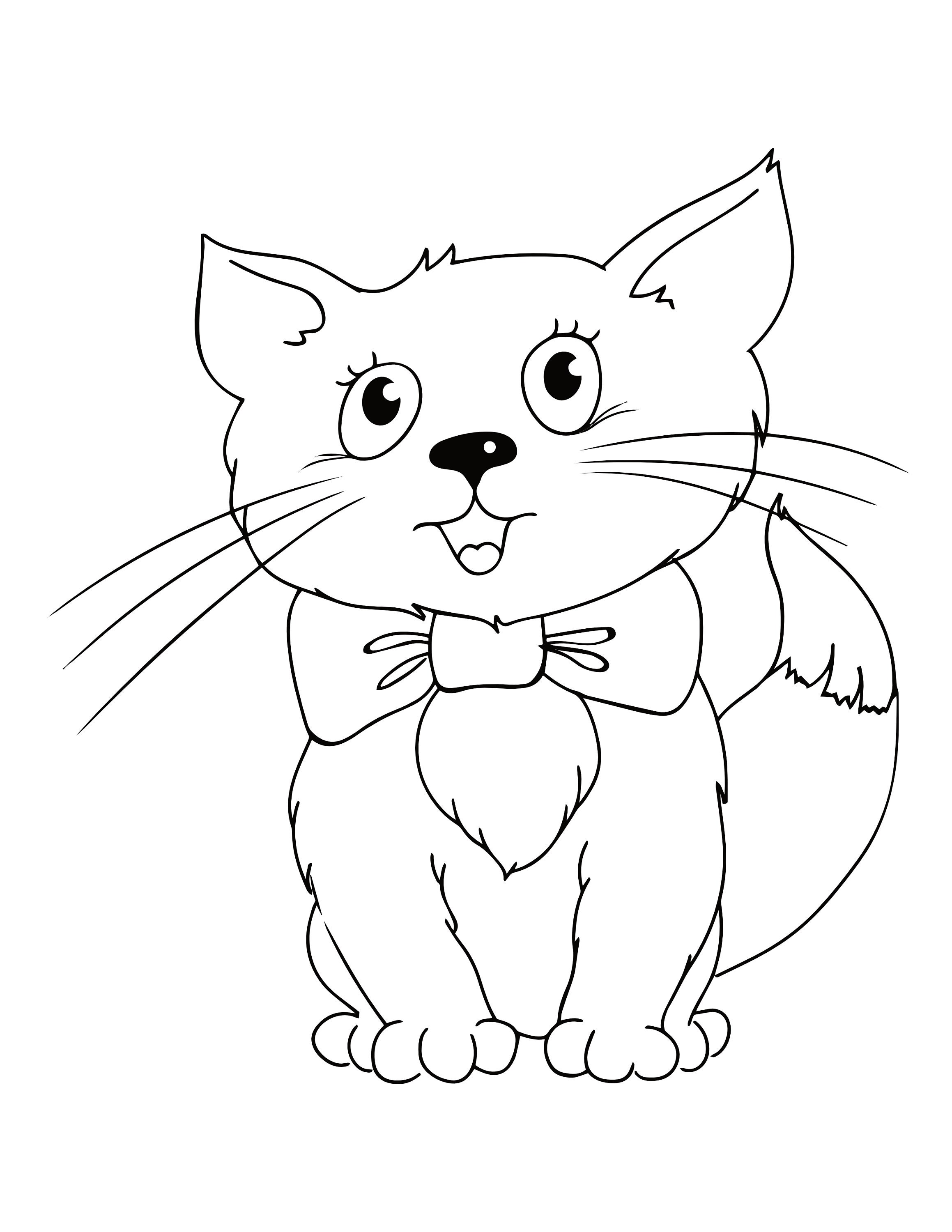 76 Kitten Coloring Pages Printable 43