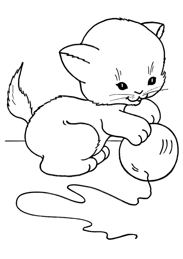 76 Kitten Coloring Pages Printable 45