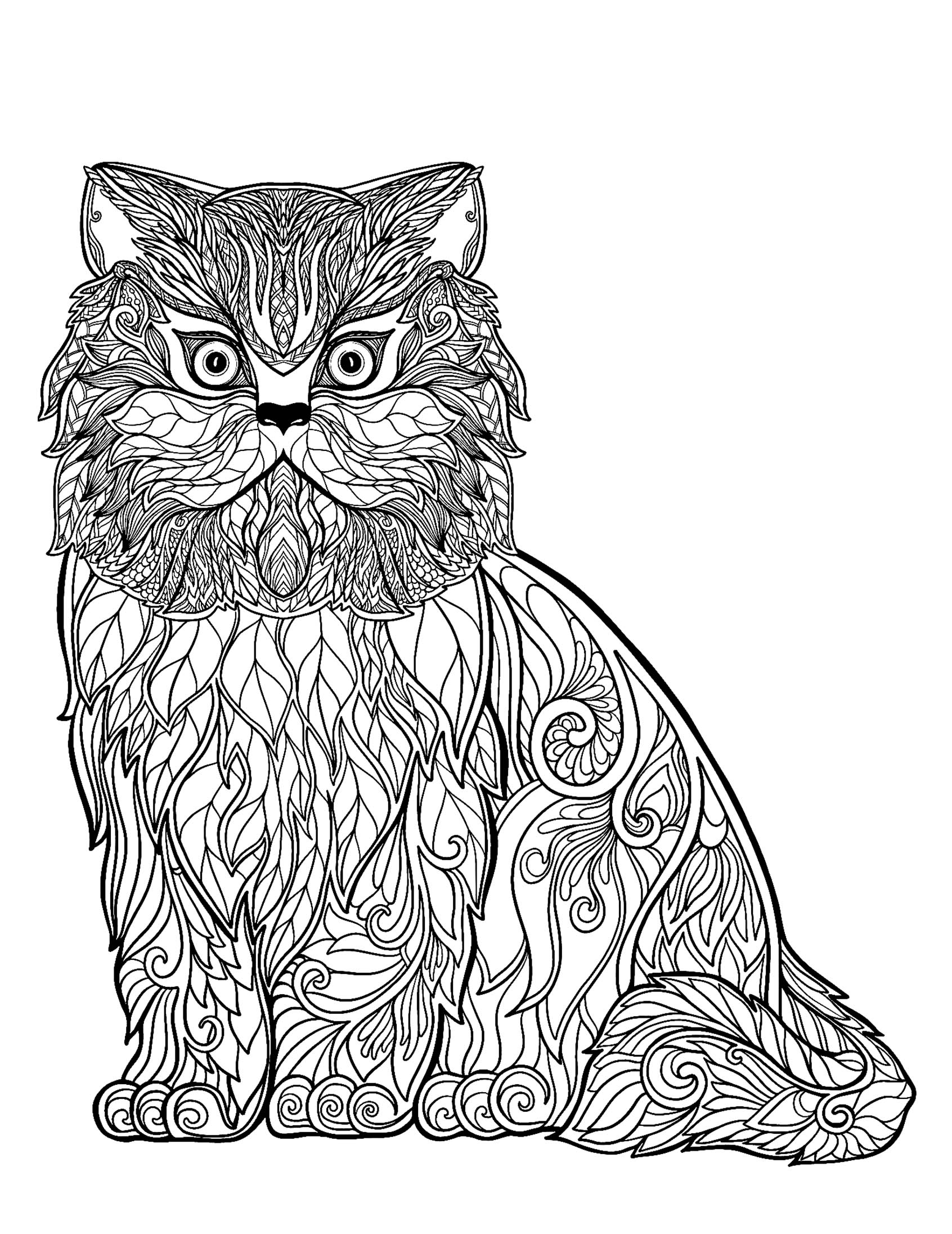 76 Kitten Coloring Pages Printable 47