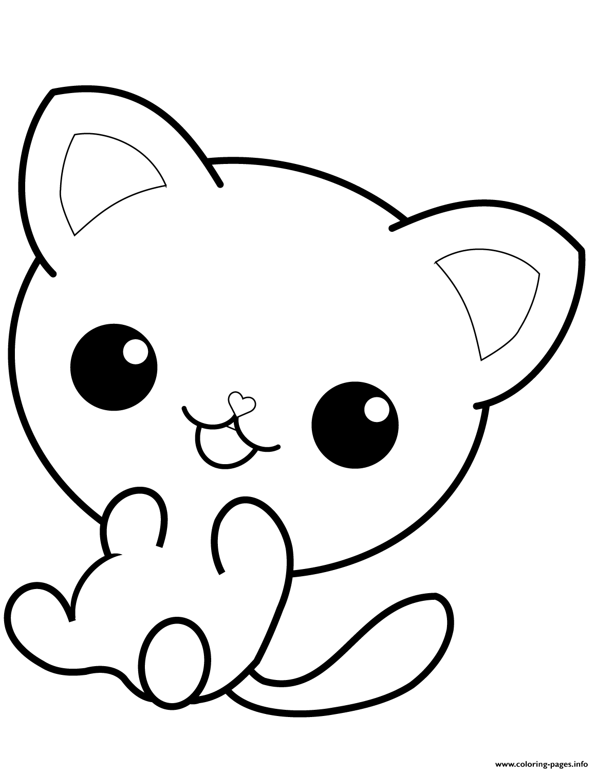 76 Kitten Coloring Pages Printable 51