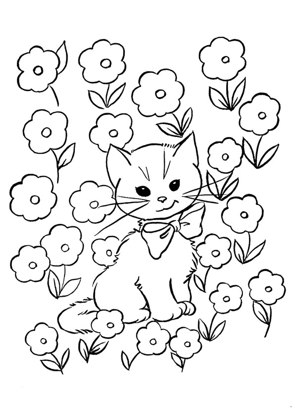 76 Kitten Coloring Pages Printable 62