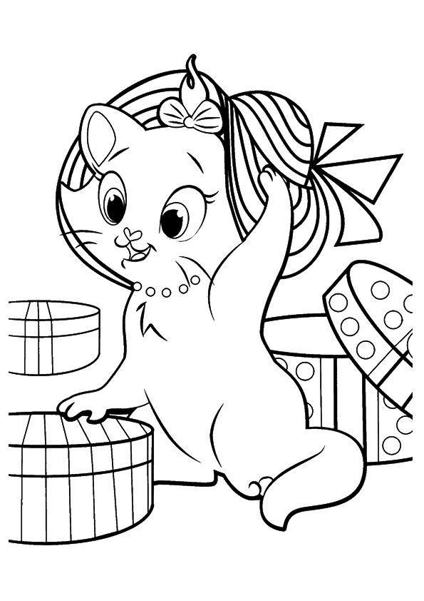 76 Kitten Coloring Pages Printable 68