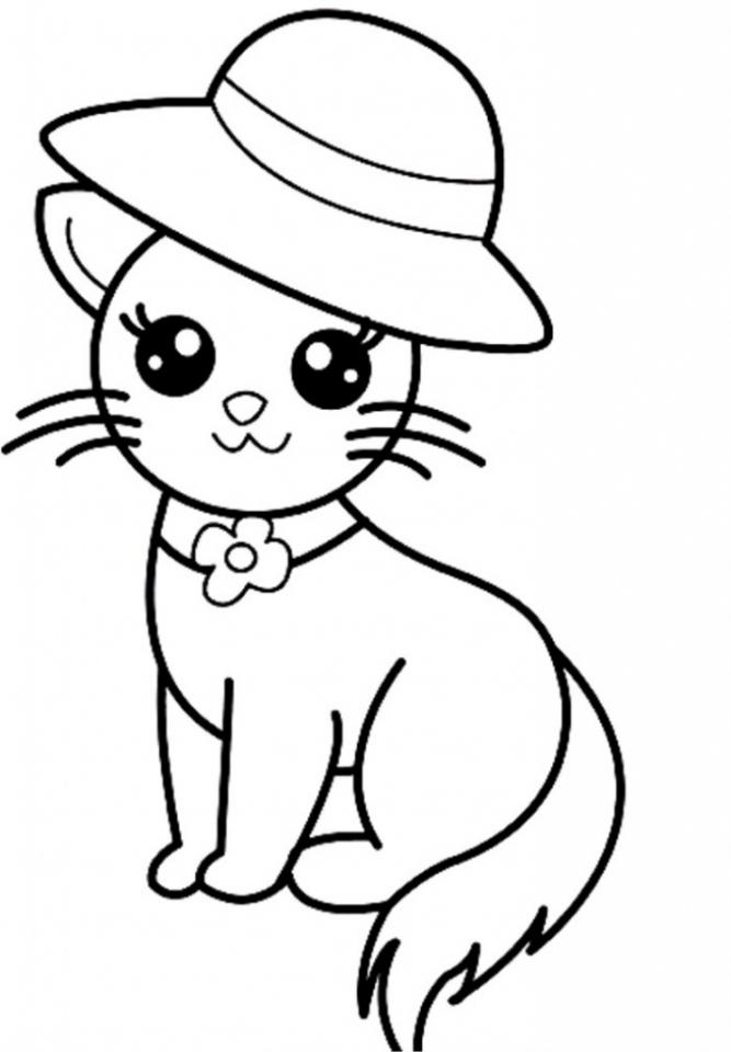 76 Kitten Coloring Pages Printable 71