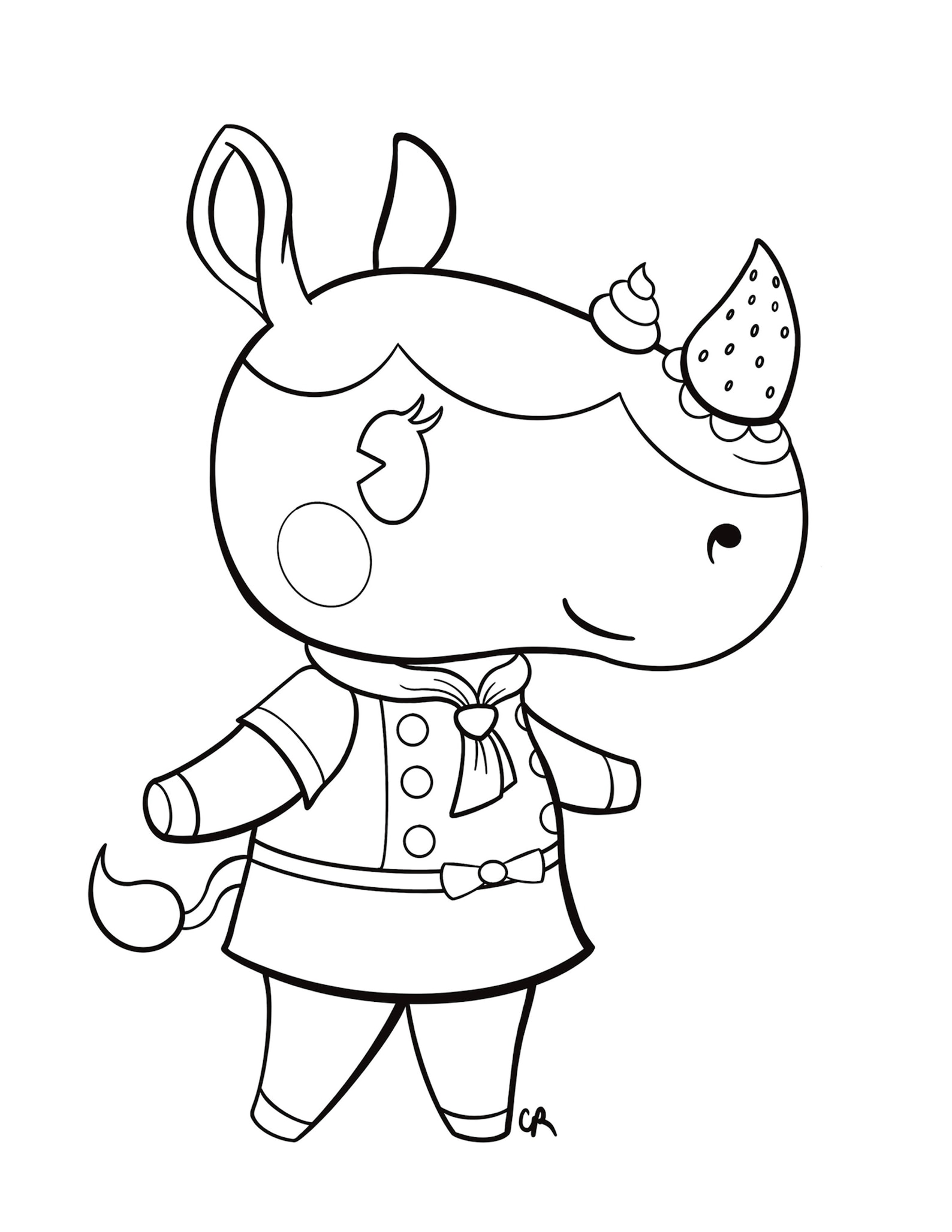 80 Animal Crossing Coloring Pages Printable 1