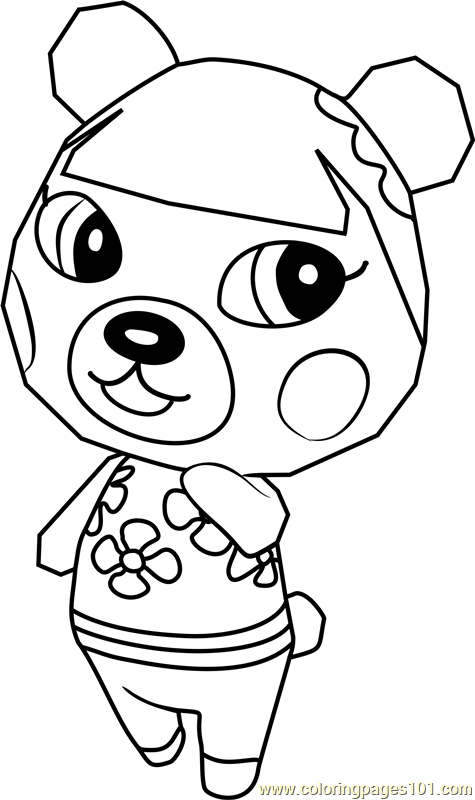 80 Animal Crossing Coloring Pages Printable 15