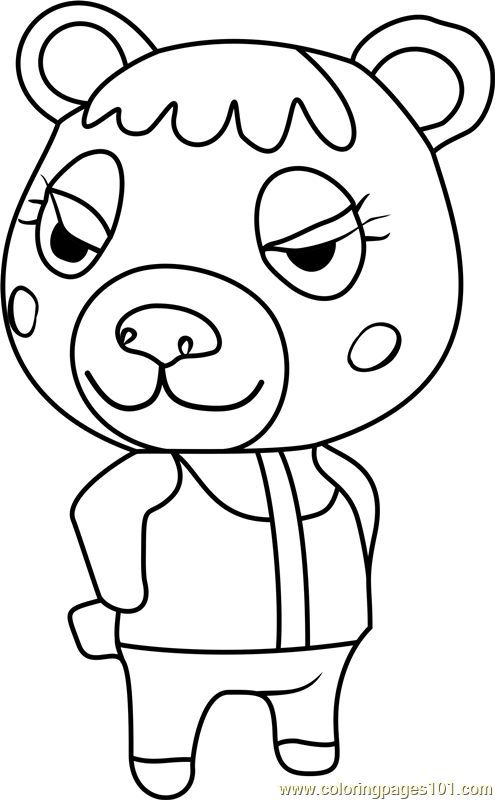 80 Animal Crossing Coloring Pages Printable 18