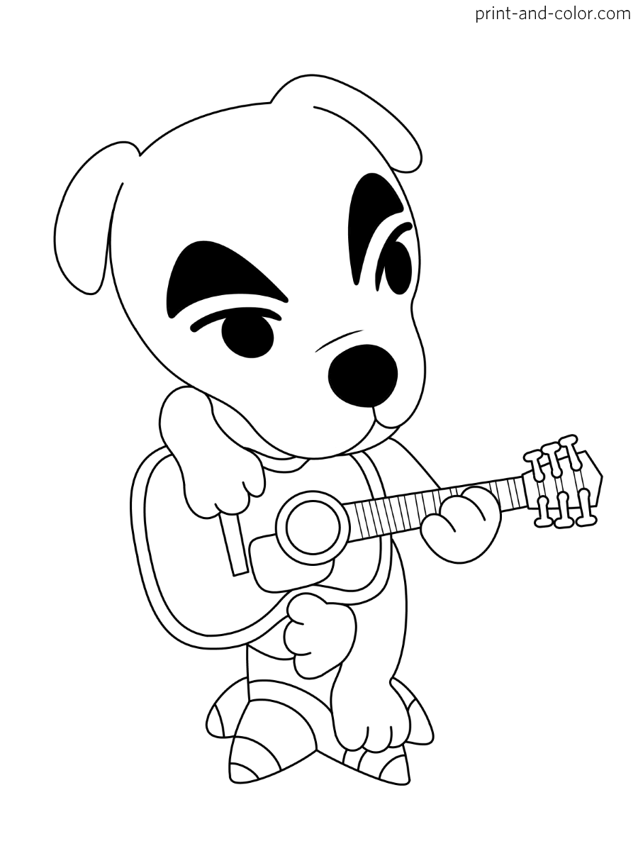 80 Animal Crossing Coloring Pages Printable 21