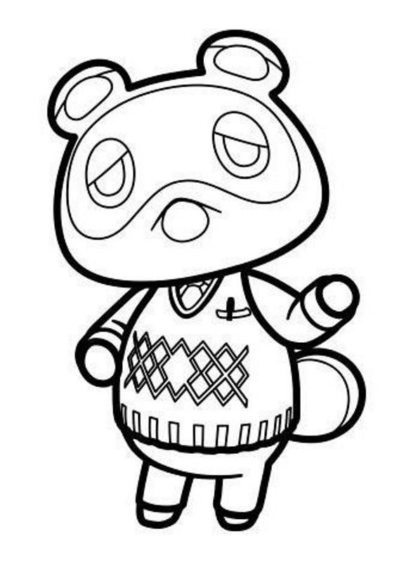 80 Animal Crossing Coloring Pages Printable 22