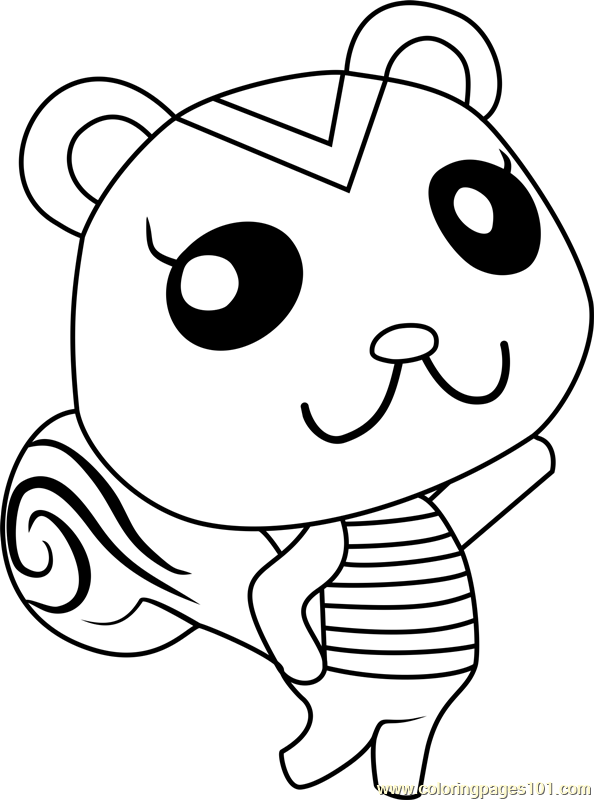 80 Animal Crossing Coloring Pages Printable 27