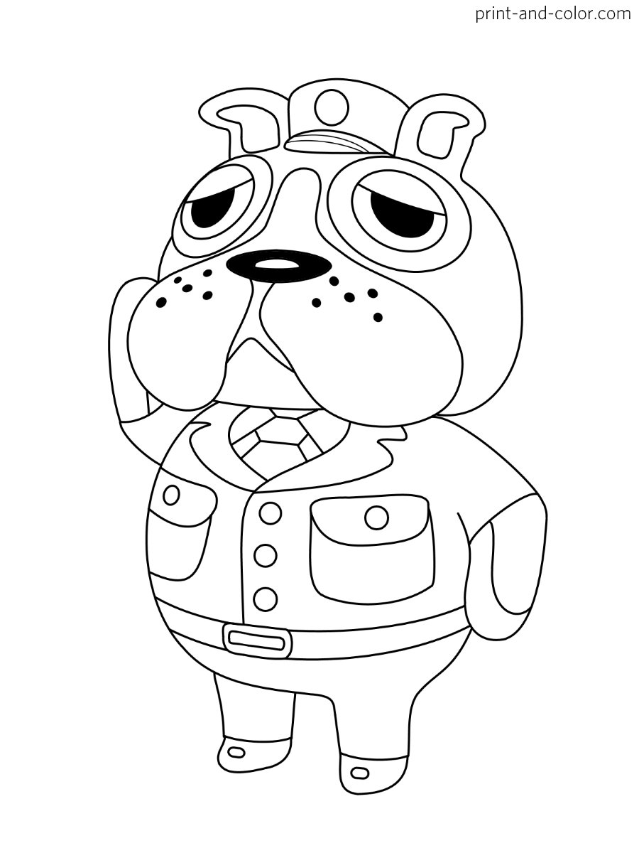 80 Animal Crossing Coloring Pages Printable 28