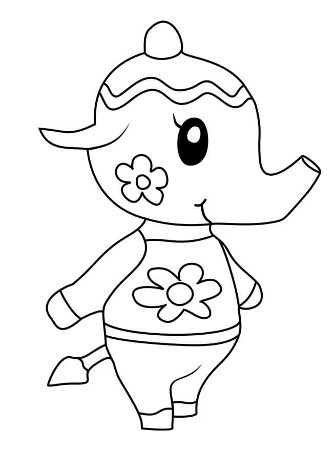 80 Animal Crossing Coloring Pages Printable 3