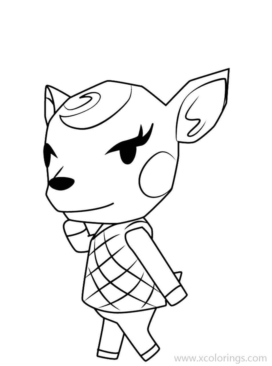 80 Animal Crossing Coloring Pages Printable 32