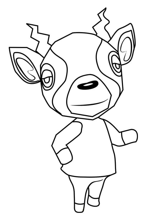 80 Animal Crossing Coloring Pages Printable 34