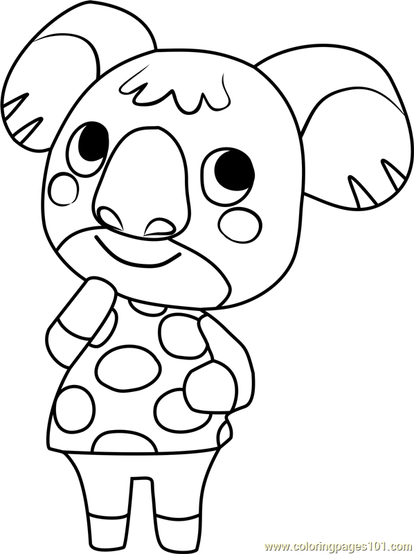 80 Animal Crossing Coloring Pages Printable 41