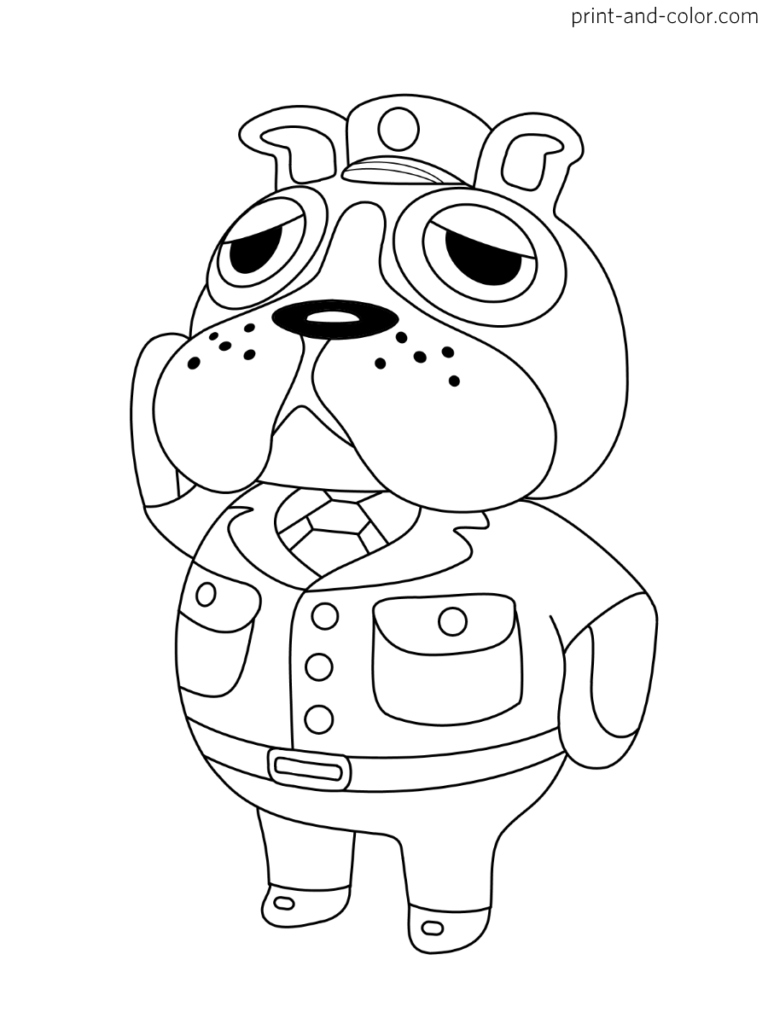 80 Animal Crossing Coloring Pages Printable 44