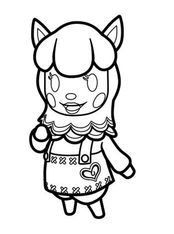 80 Animal Crossing Coloring Pages Printable 47