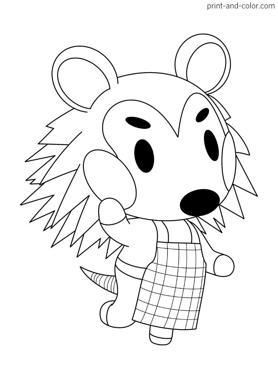 80 Animal Crossing Coloring Pages Printable 52