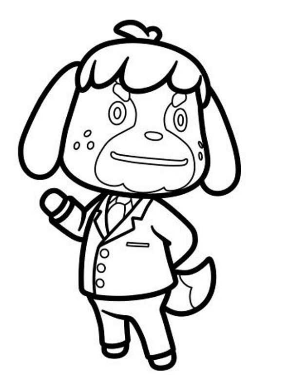 80 Animal Crossing Coloring Pages Printable 54