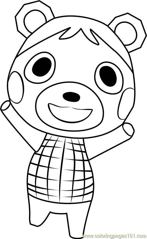 80 Animal Crossing Coloring Pages Printable 55