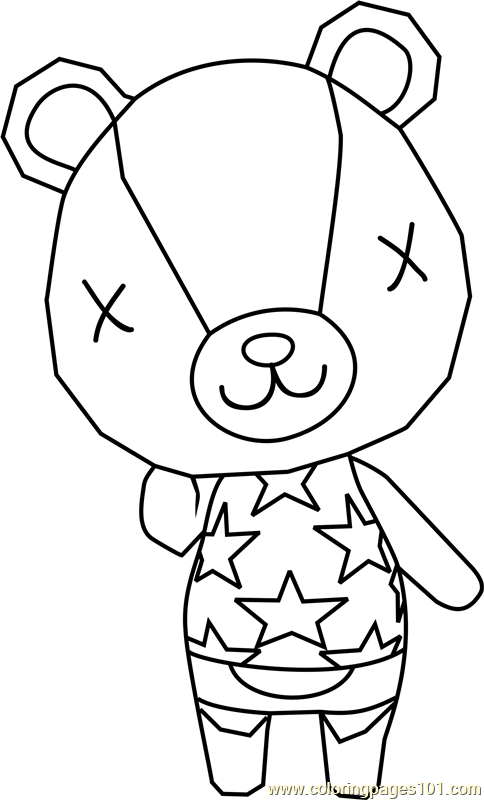 80 Animal Crossing Coloring Pages Printable 57