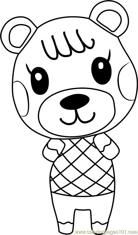 80 Animal Crossing Coloring Pages Printable 58