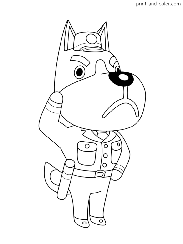 80 Animal Crossing Coloring Pages Printable 60