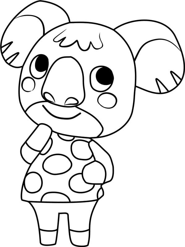 80 Animal Crossing Coloring Pages Printable 64