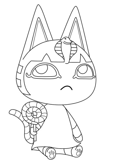 80 Animal Crossing Coloring Pages Printable 65