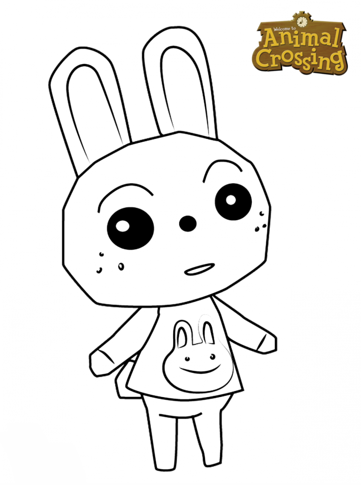 80 Animal Crossing Coloring Pages Printable 67