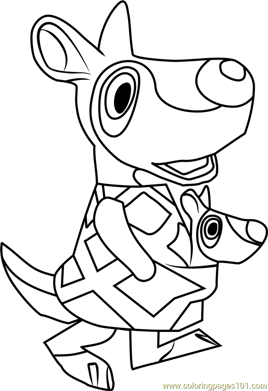 80 Animal Crossing Coloring Pages Printable 69