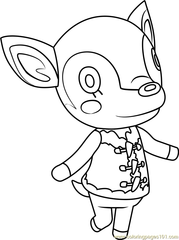 80 Animal Crossing Coloring Pages Printable 75