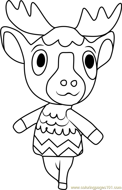 80 Animal Crossing Coloring Pages Printable 76