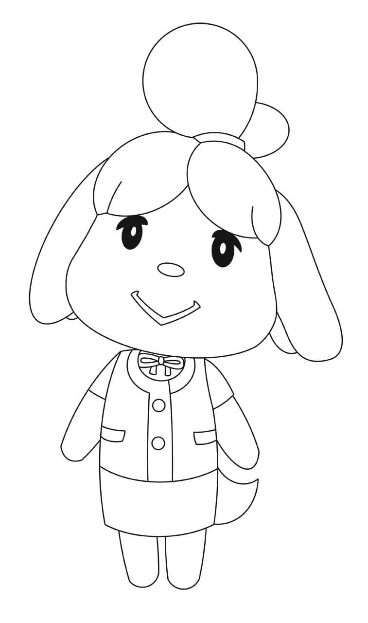 80 Animal Crossing Coloring Pages Printable 77