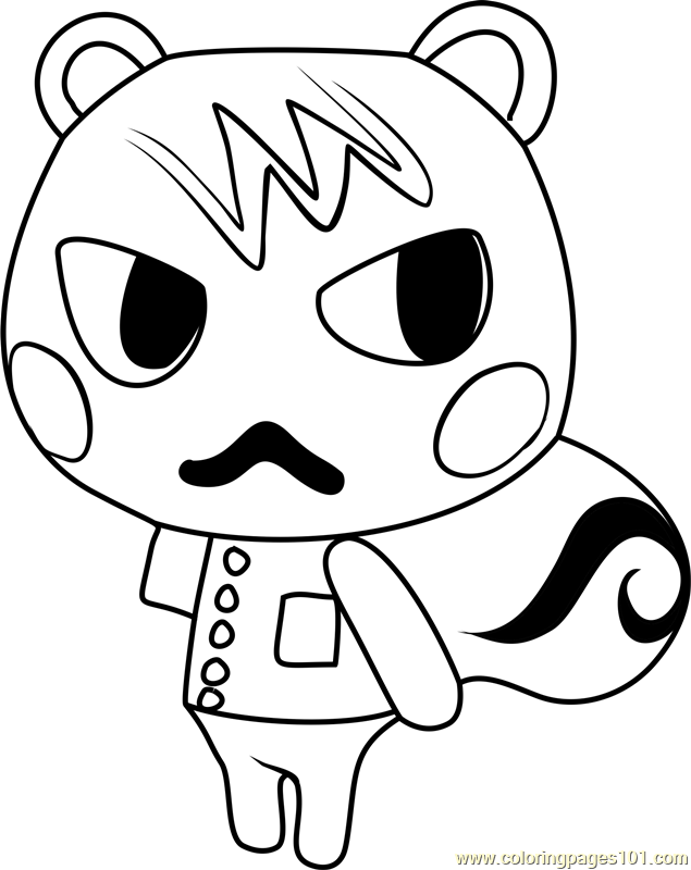 80 Animal Crossing Coloring Pages Printable 78