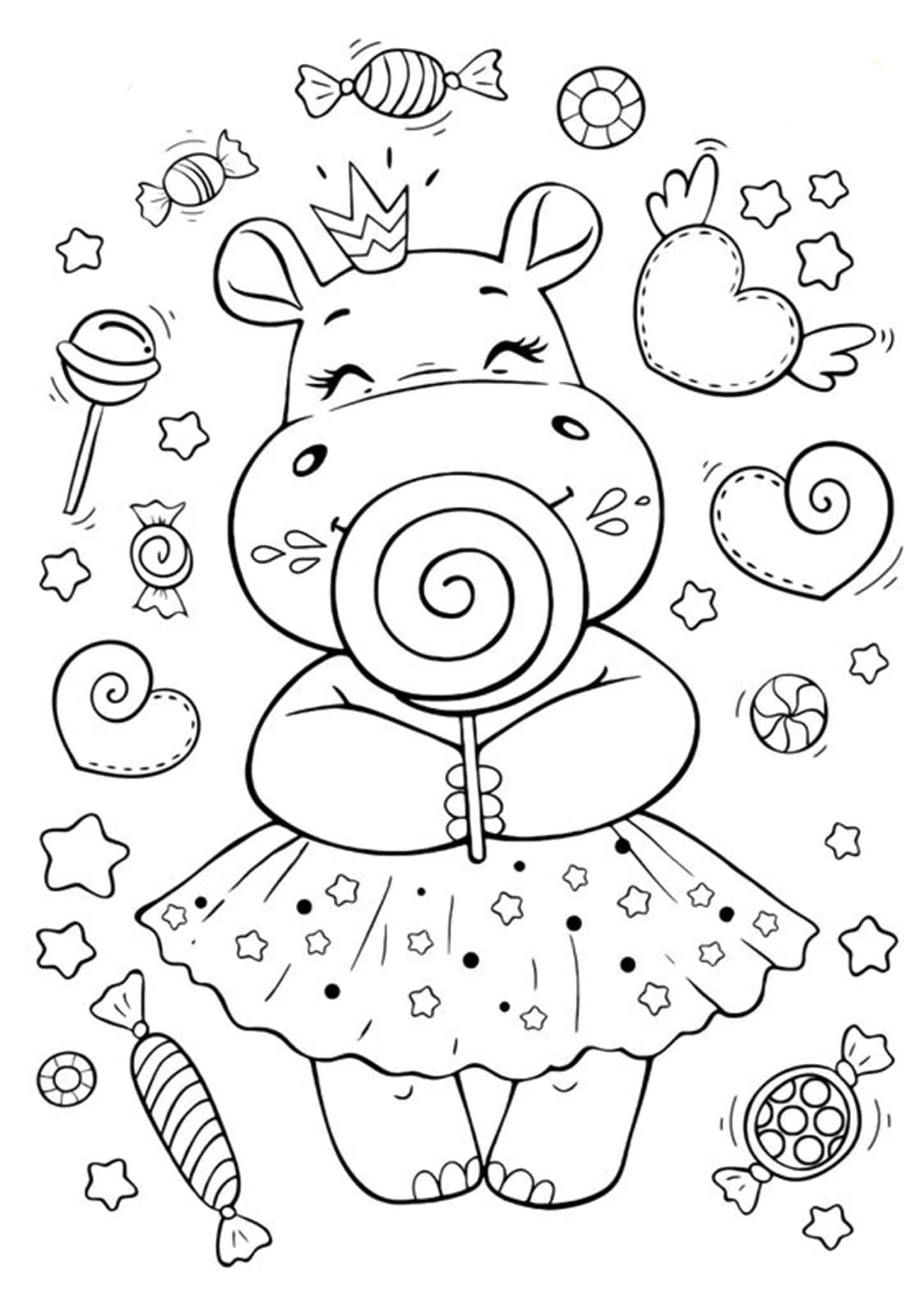 82 Cute Coloring Pages Printable 14