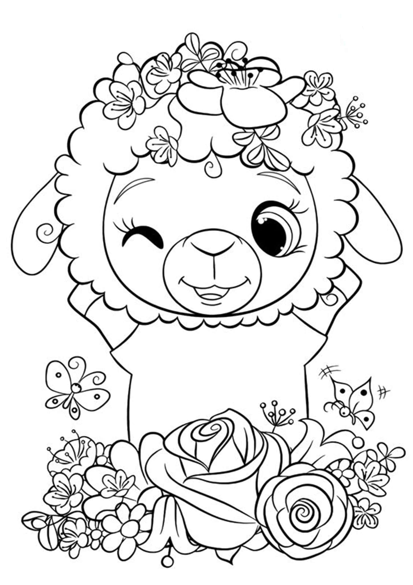 82 Cute Coloring Pages Printable 16