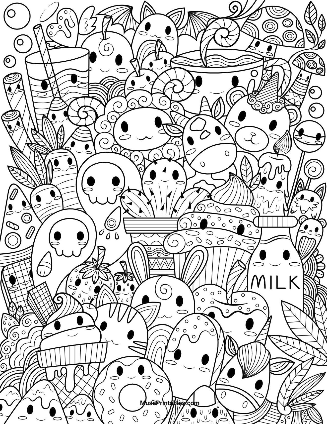 82 Cute Coloring Pages Printable 24