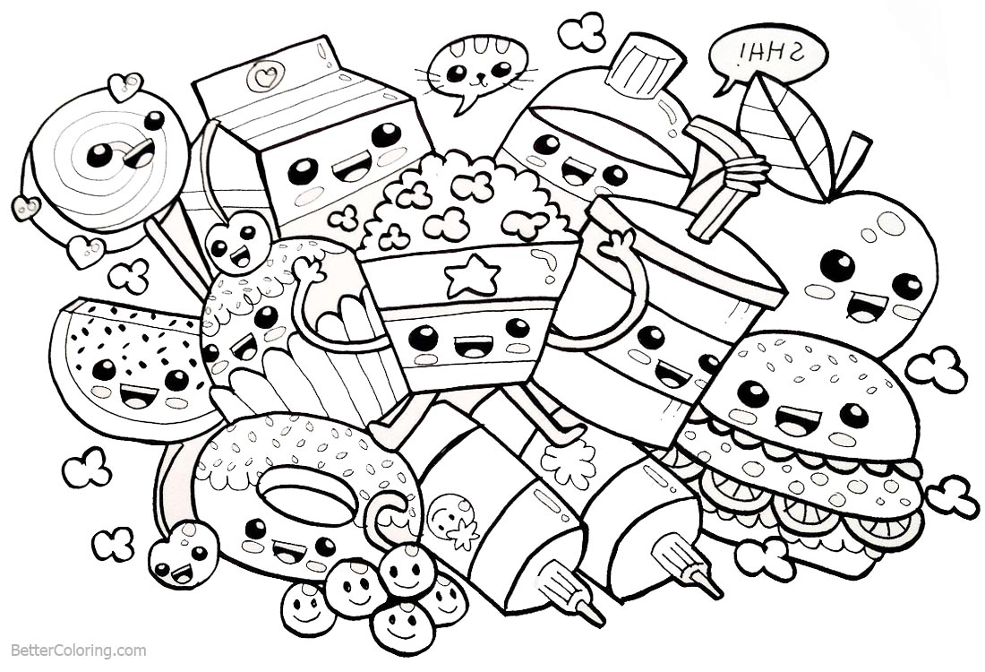 82 Cute Coloring Pages Printable 61