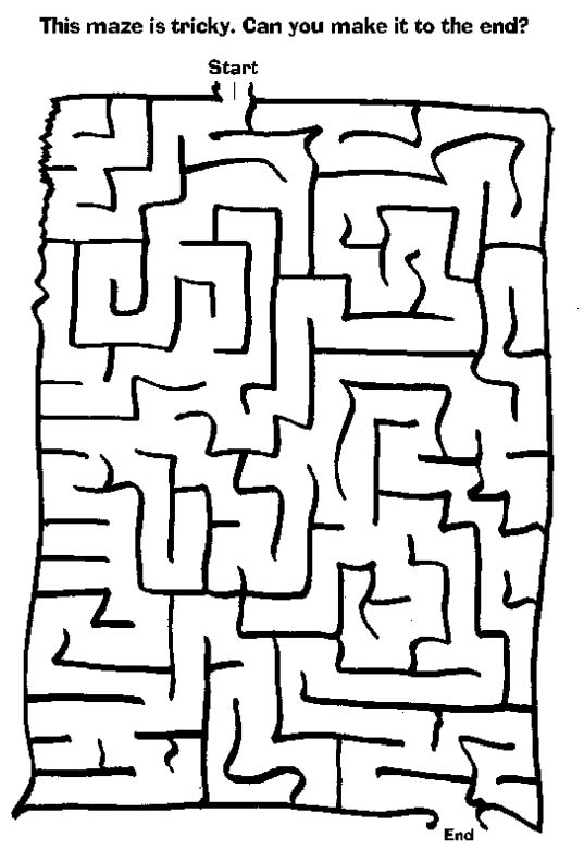 83 Easy Mazes Coloring Printable for Kids 11