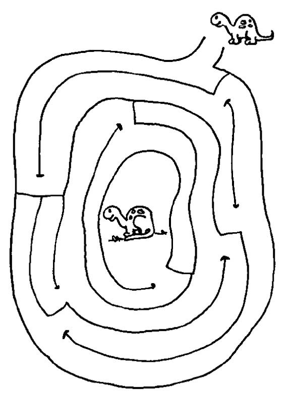 83 Easy Mazes Coloring Printable for Kids 12